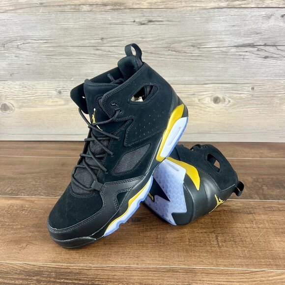 Nike Air Jordan Men's Flight Club 91 Mens Size 12 Black Metallic Gold DC7329 007 - Picture 1 of 9
